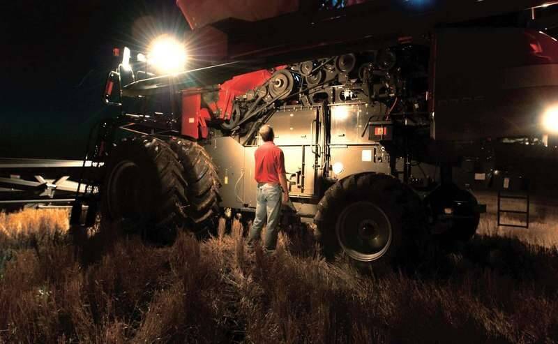 Combine Harvester Belt Inspection